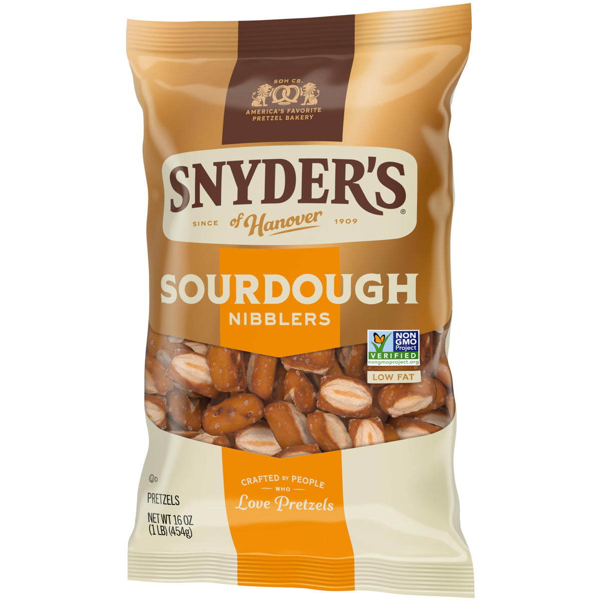 Sourdough Nibblers Pretzels by Snyder's of Hanover – 16 Ounce (Pack of 3), Model 80040