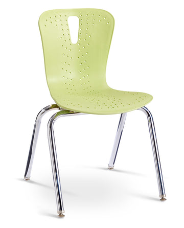 Flow Chair by Jonti-Craft – 18" Height, Polypropylene, Key Lime, Model 8248JC1130
