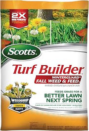 Scotts Turf Builder WinterGuard Fall Weed & Feed₃, 11.43 lbs. | Weed Killer Plus Fall Fertilizer, Covers 4,000 sq. ft.