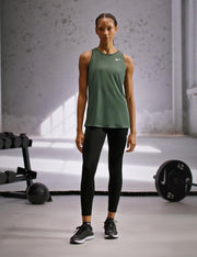 Women's Dri-FIT Legend Training Tank by Nike – Polyester, Camo Green/White, Model DX0701
