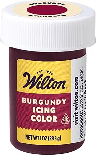 Wilton Gel Food Coloring, Concentrated Gel-Based, 1 oz., Burgundy