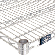 Chrome Wire Shelf by Nexel – 72" x 24" x 1.25", Alloy Steel, Chrome, Model 188564