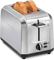 Hamilton Beach 2 Slice Brushed Stainless Steel Toaster with Extra-Wide Slots, Toast Boost, Auto Shutoff, R22714 (Renewed)