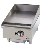 Star Star-Max 15" Embedded Thermostat Gas Griddle by Star Micronics – Alloy Steel, Stainless Steel, Model 615TF