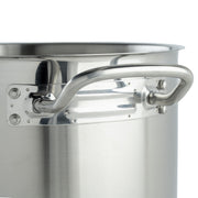 Winco 8 Quarts / Pot With Cover / Silver Stockpots