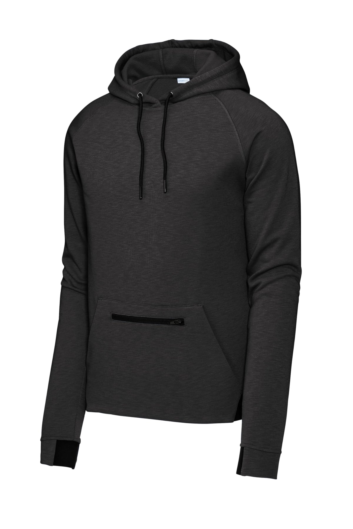 Unisex PosiCharge Strive Hooded Pullover Black by SPORT-TEK – 4X-Large, Black, Model ST571