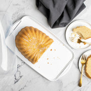 Formed Fluted Loaf with Keeper Set by Nordic Ware – 6-Cup, 6.0 cups, Aluminum, Twilight Blue Pan, Model 50056