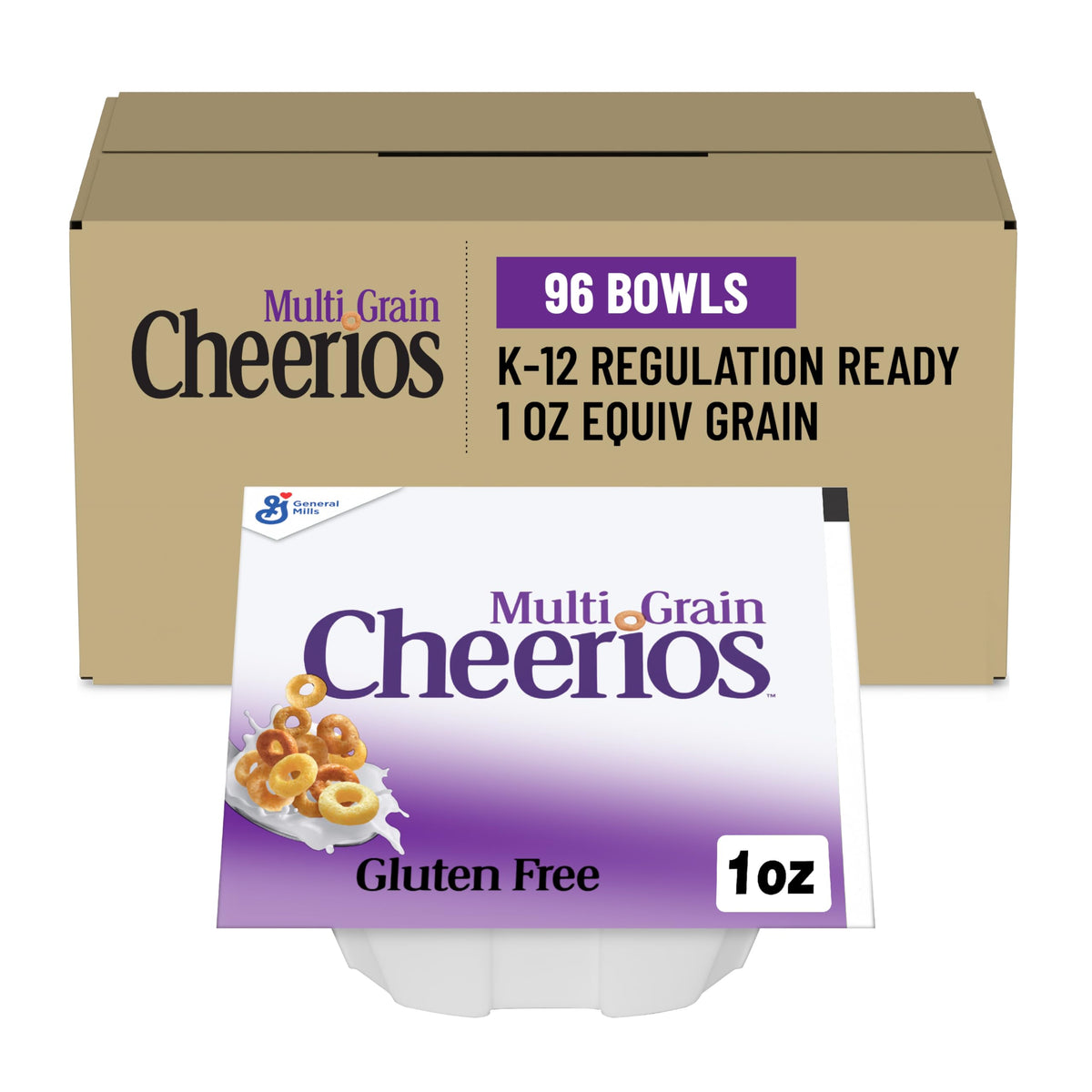 Cheerios Multigrain / 1 Ounce (Pack of 96) / 1 Cold Cereal