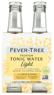 Lite Tonic Water 4 Pack by Fever-Tree – 6.8 Fl Oz (Pack of 4), Pack of 4, Model 898195001175