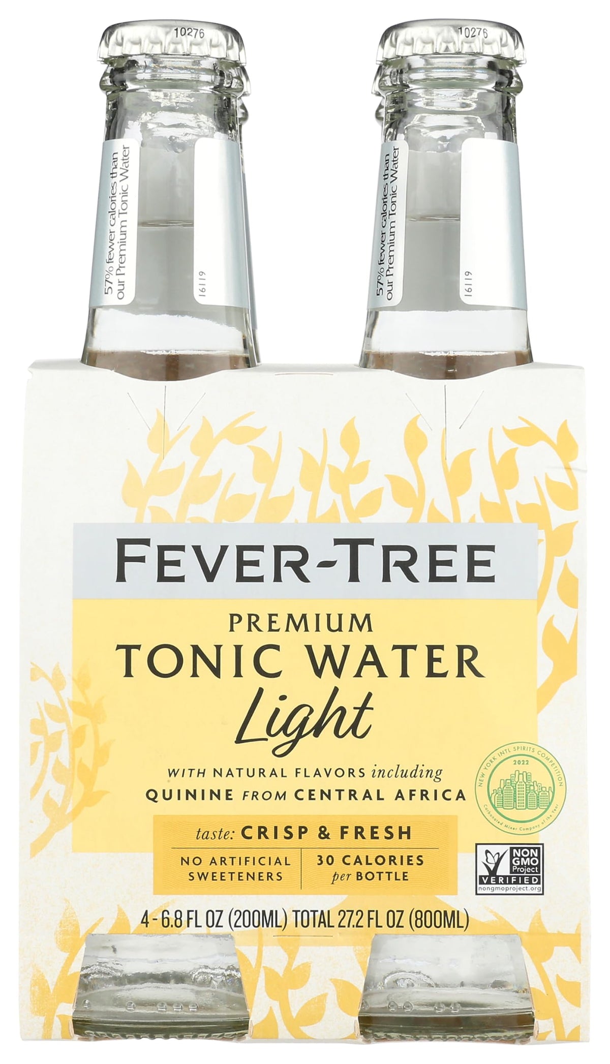 Lite Tonic Water 4 Pack by Fever-Tree – 6.8 Fl Oz (Pack of 4), Pack of 4, Model 898195001175