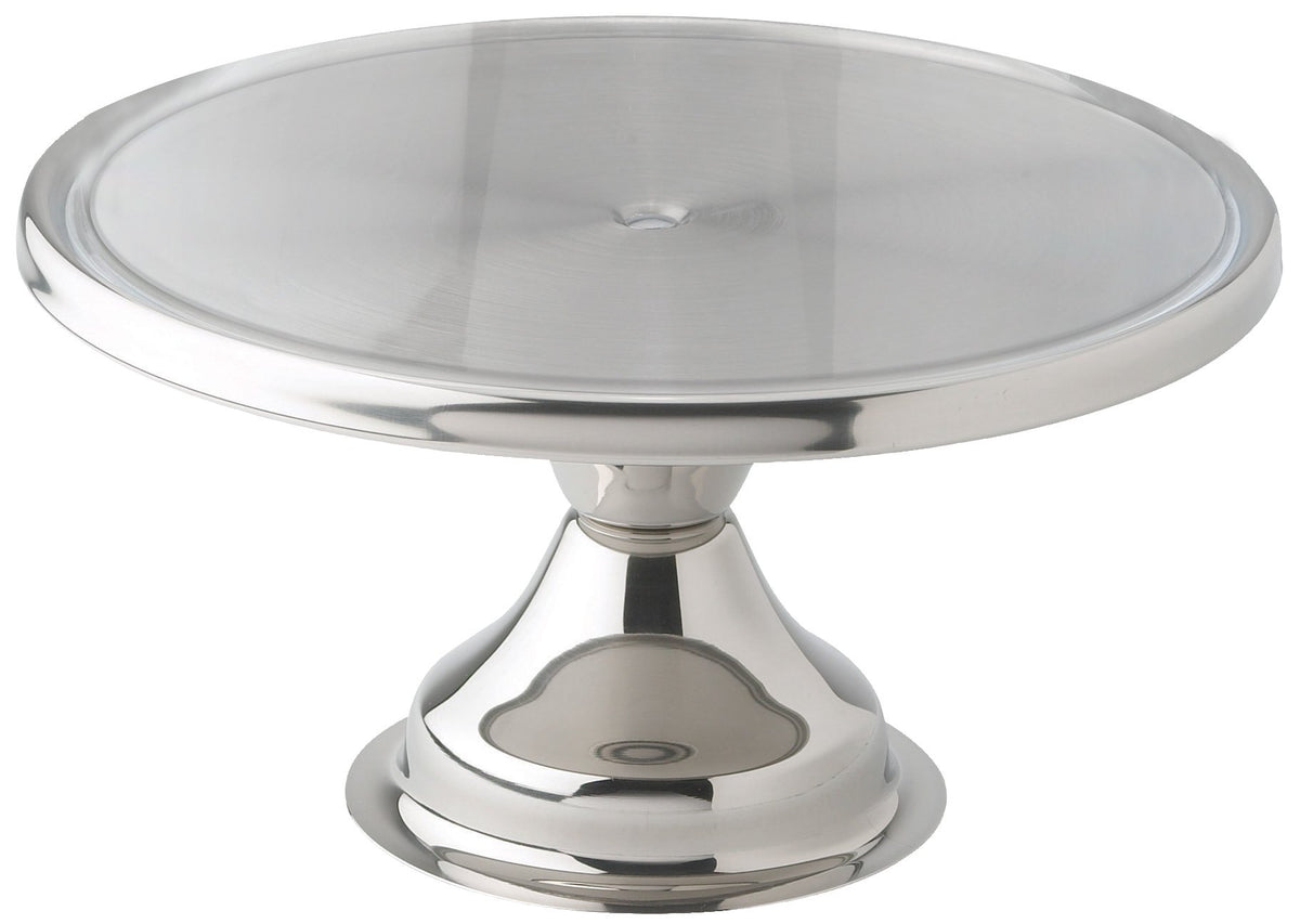 Stainless Steel Round Cake Stand by Winco – 13", Stainless Steel, Model CKS-13