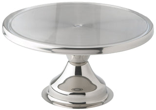 Stainless Steel Round Cake Stand by Winco – 13", Stainless Steel, Model CKS-13