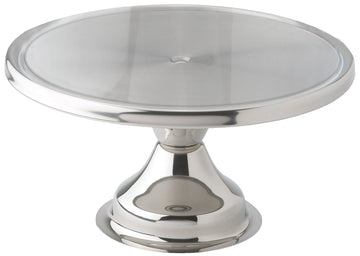 Stainless Steel Round Cake Stand by Winco – 13", Stainless Steel, Model CKS-13