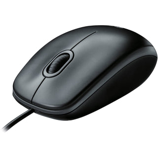 B100 Optical USB Mouse by Logitech – 1 Count (Pack of 1), Glass, Black, Model 910-001439