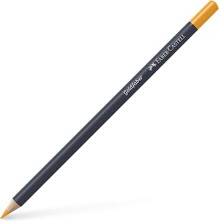 Faber-Castell Creative Studio Goldfaber Colour Pencil, (112), Dark Chrome Yellow, Single Pencil, for Art, Craft, Drawing, Sketching, Home, School, University, Colouring