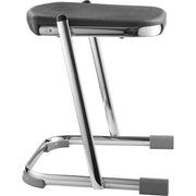 NPS 18" Elephant Z-Stool with Backrest by National Public Seating – unspecified, Steel, Black, Model 6618B