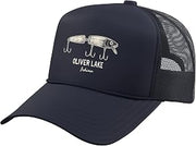 Oliver Lake Indiana Outdoors Vintage Trucker Hat with Adjustable Mesh Back