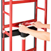 2-Wheel Professional Appliance Hand Truck by Global Industrial – 24"L x 17"W x 59"H, Steel, Red, Model 168067
