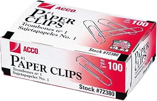 ACCO Brands Clip,PPR,#1,SMTH,1M/PK
