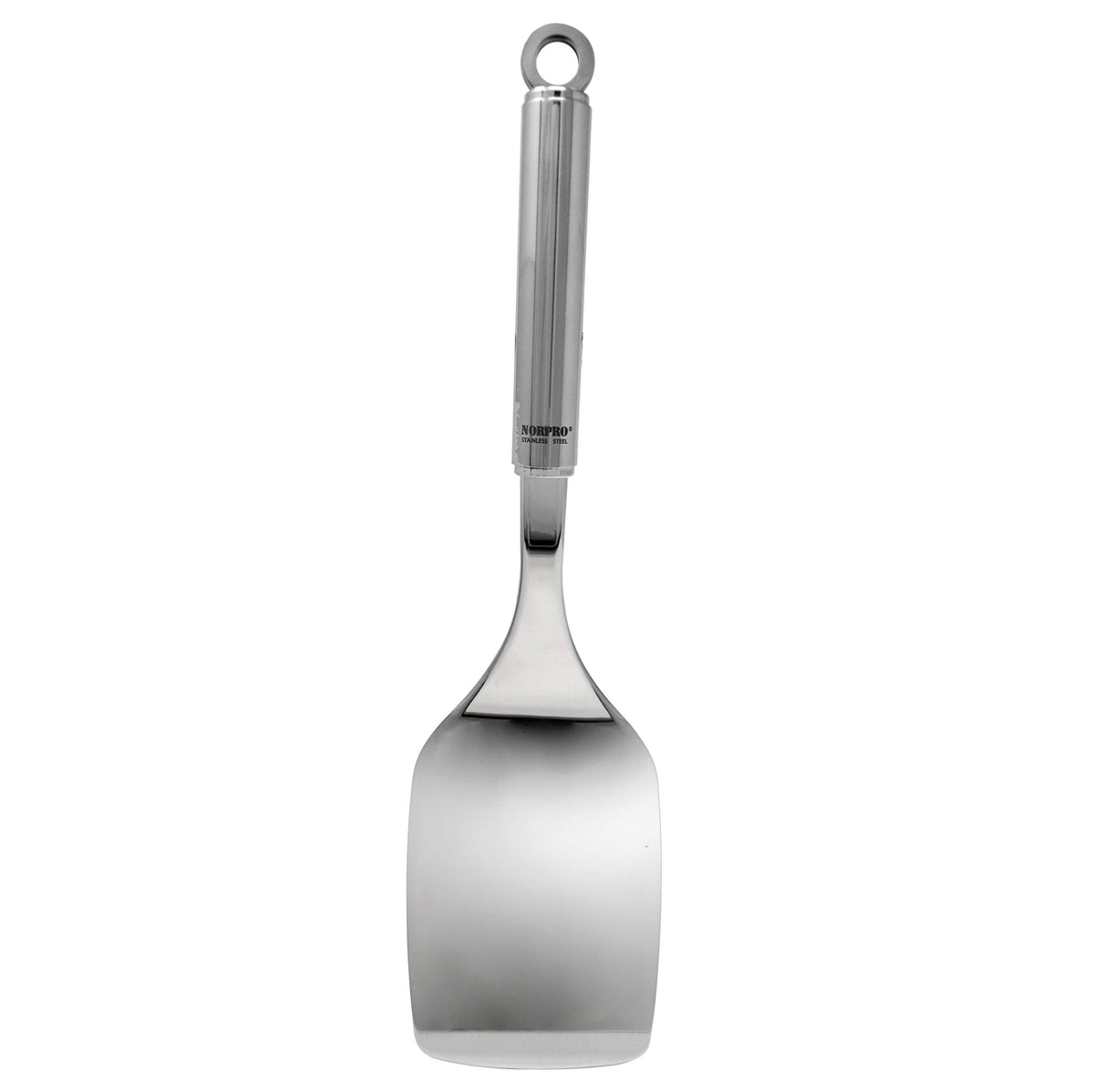 Silver Krona Stainless Steel Solid Turner, 12-Inch by Norpro – 12-Inch, Stainless Steel, Silver, Model NP1226