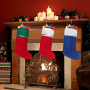 Tokforty Candy Cane Christmas Stockings, 19 Inch, 12 Pack Red and White