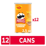 Pringles Cheddar Cheese / 2.5 Ounce (Pack of 12) / 12 Cans (2.5 Ounce Can) Potato