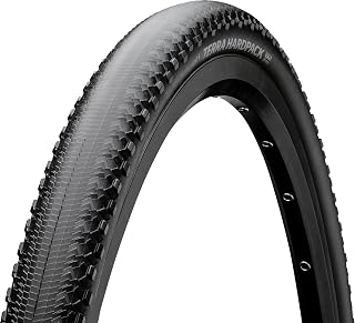 Continental Terra Hardpack - Black - Tubeless Gravel Bike Tire | Make Light Work of Hardpack - E25 Ebike Rated -