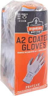Ergodyne Unisex Proflex 7025 Pu Coated Cut-resistant Gloves - Ansi/Isea 105-2016 A2, En 388: 2x42b, 18g