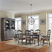 Liberty Furniture Paradise Valley Alt 7 Piece Rectangular Table Dining Room Set Traditional - 2 Arm Chairs, 4 Side Chairs - Saddle Brown Oak Wood