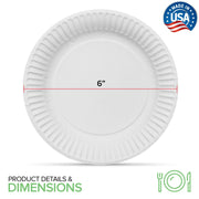 Stock Your Home 1000 / 1000 Count / White Plates