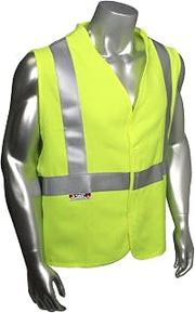 Radians SV92-2VGSFR-5X Radwear Basic Modacrylic FR Class 2 Solid Vest with Hook and Loop Closure