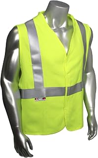 Radians SV92-2VGSFR-5X Radwear Basic Modacrylic FR Class 2 Solid Vest with Hook and Loop Closure