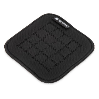San Jamar Ultigrip Square Commercial Hot Pad Pan Holder by Carlisle FoodService Products – 5.5" x 5.5", Neoprene, Black, Model UHP55BK
