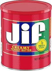 Jif Creamy Peanut Butter, 4-Pound Can