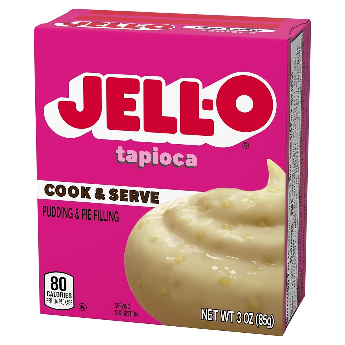 Jell-O Tapioca & Coconut cream / 3.2 Ounce (Pack of 4) / 4 Pudding Mixes