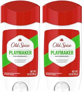 Old Spice High Endurance Invisible Solid Antiperspirant Deodorant, Playmaker Scent, 3 Ounce (Pack of 2)