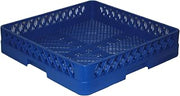 Traex Blue 19-3/4SQ x 4" H Flatware Rack by Vollrath – 19.75 inches x 19.75 inches x 4 inches, Plastic, Blue, Model TR2-44