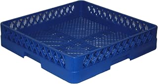 Traex Blue 19-3/4SQ x 4" H Flatware Rack by Vollrath – 19.75 inches x 19.75 inches x 4 inches, Plastic, Blue, Model TR2-44