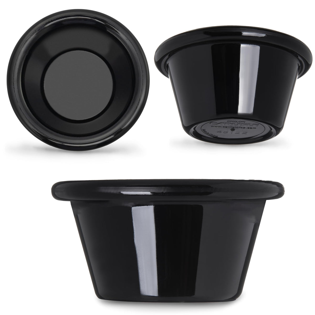 Carlisle FoodService Products Black / 2 oz / 1 Ramekins