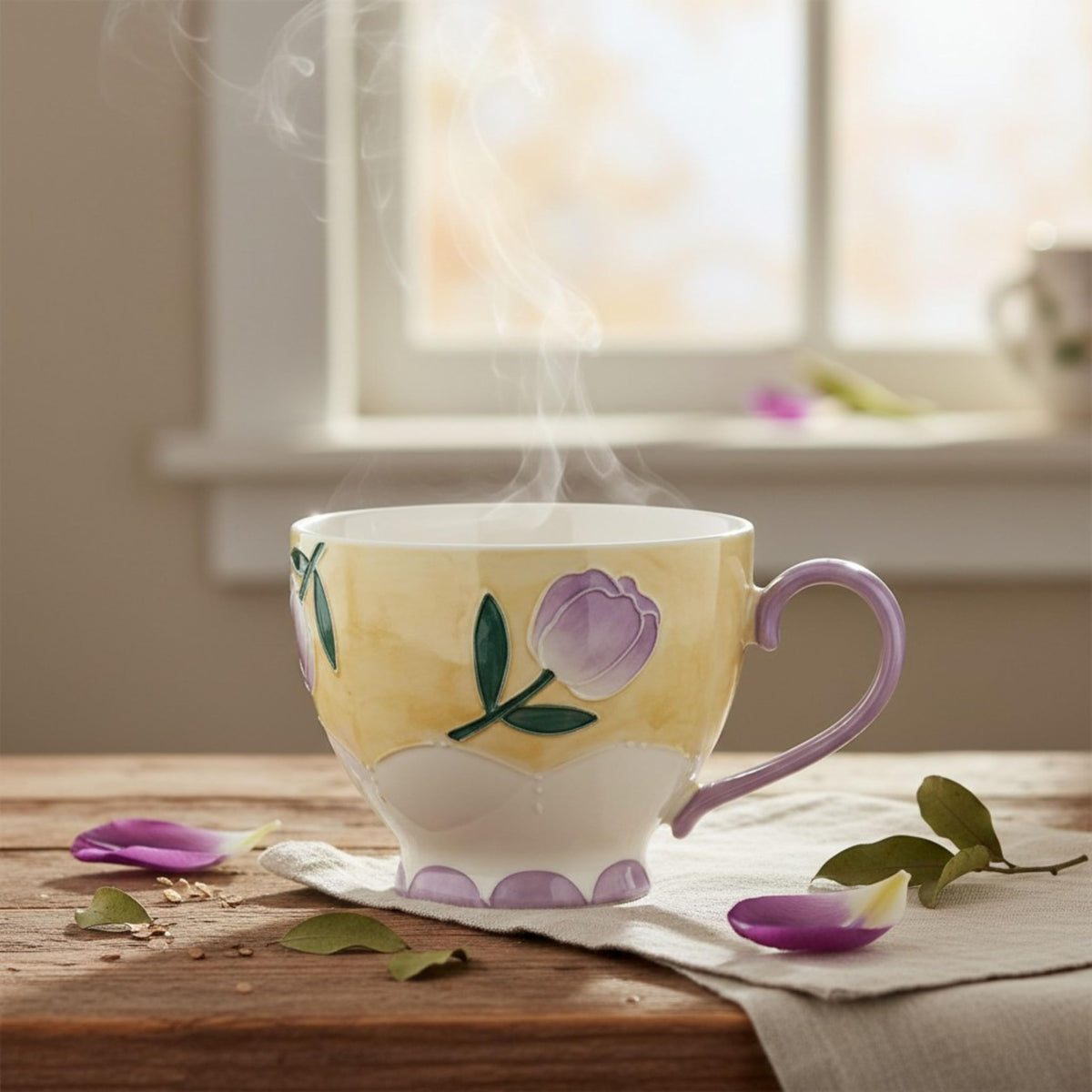 10 Strawberry Street Tulips / Large / Chic Mug Sets