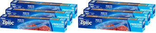 Two Gallon Food Storage Freezer Bags by Ziploc – 30 Count (Pack of 2), 2.0 gallons, Plastic, Blue, Pack of 2