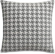 Michael Amini Moonbeam Georgia Gray Chenille Throw Pillow Set of 2 Soft 100% Polyester Fabric Decorative Cushions for Sofa Bed Living Room Comfort and Style