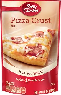Betty Crocker Pizza Crust Mix, 6.5 - ounce Pouches (Pack of 6)