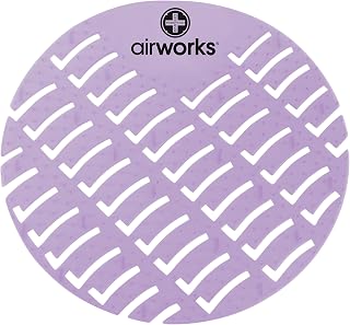 Hospeco CC-008 Airworks AWUS008-BX Urinal Deodorizer Screen Clean Cotton Light Purple (Box of 10)