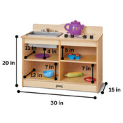 Toddler Kitchenette by Jonti-Craft – Toddler-sized, Acrylic, Model 2422JC