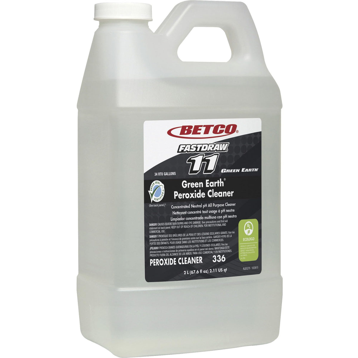EA, Green Earth Peroxide Cleaner, 1 Each, Clear by Betco – Clear