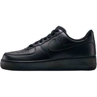 Women's Air Force 1 '07 Women's Shoe by Nike – 5, leather, rubber, Black Dark, Model 315115_038