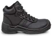 Mens 6 Black MaxTRAX Composite Toe WP SRO Boot 12.0 M by SR Max – 12, Leather, Black, Model Lewiston