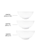 Imperial melamine dinnerware collection 25 oz by Thunder Group – 25.0 ounces, Melamine, White, Model 5206TWC