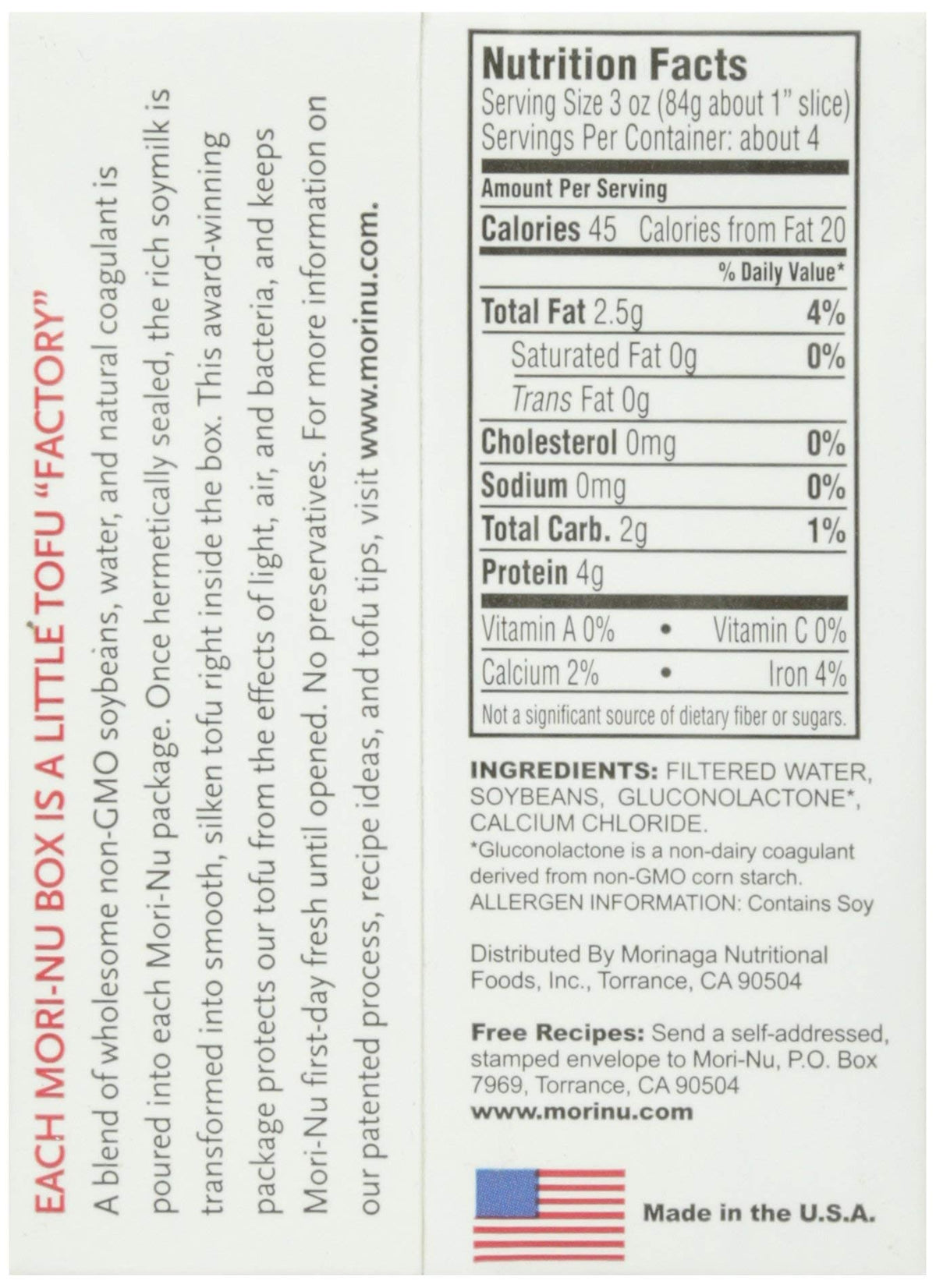 Silken Soft Tofu -- 12 oz by Mori-Nu – 12 Ounce, Model Mains Charger